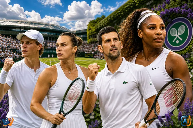 Wimbledon începe cu nume uriașe