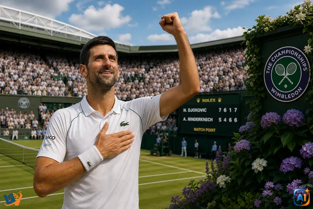 Wimbledon 2026: program tare și record pentru Djokovic