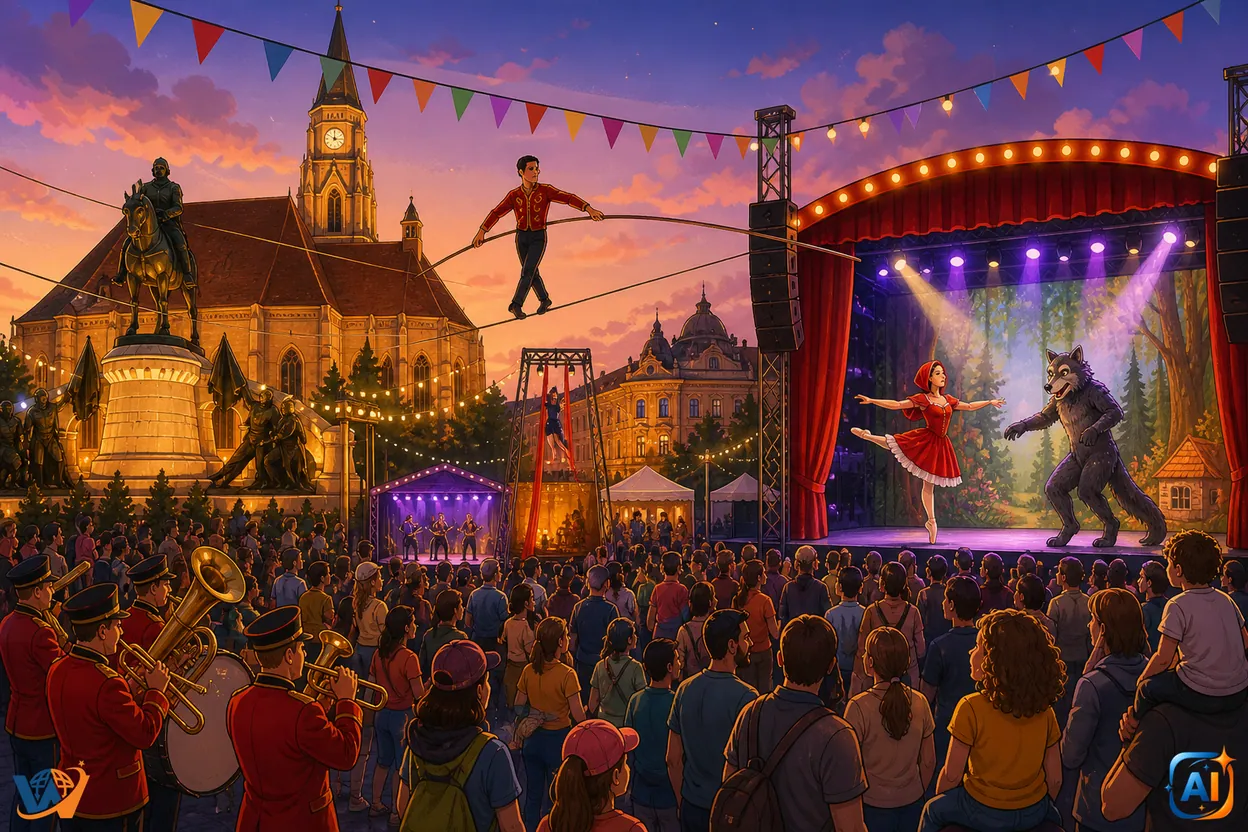 WonderPuck 10 începe azi: centrul Clujului devine scenă