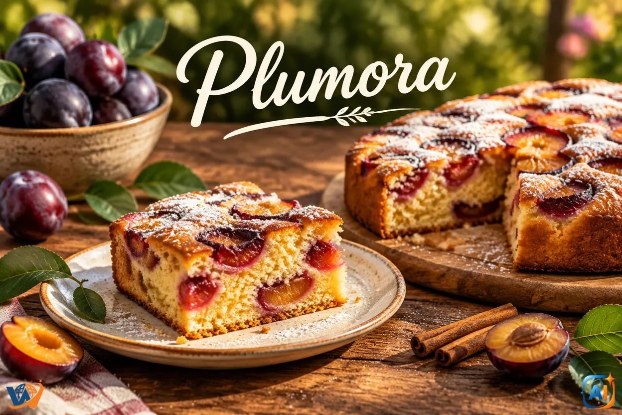 WoW Pulse Gastro: Plumora - Prăjitură cu prune de sezon: rețetă simplă și aromată