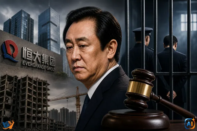 Fondatorul Evergrande, Xu Jiayin, condamnat la închisoare pe viață