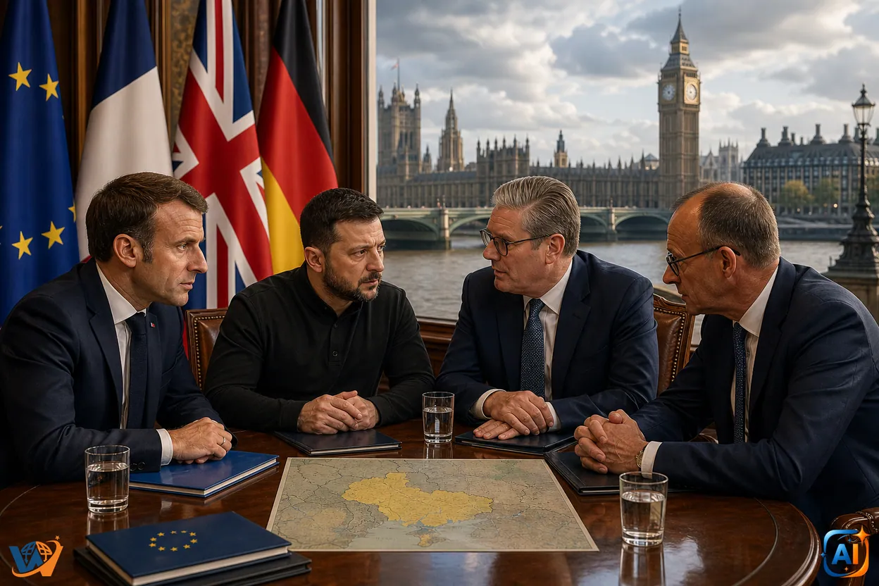 Volodimir Zelenski - Europa strânge rândurile pentru Ucraina la Londra