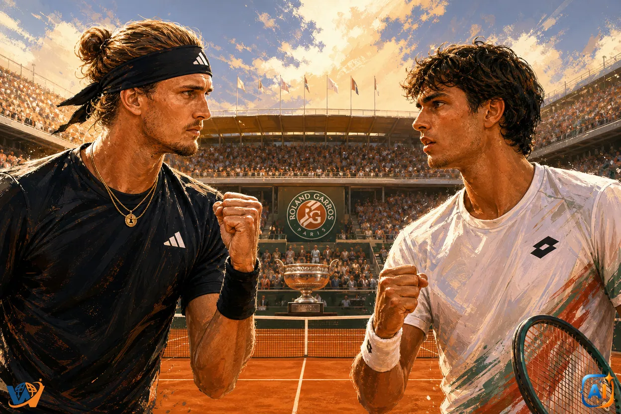 Finală uriașă la Roland-Garros: Zverev vs Cobolli