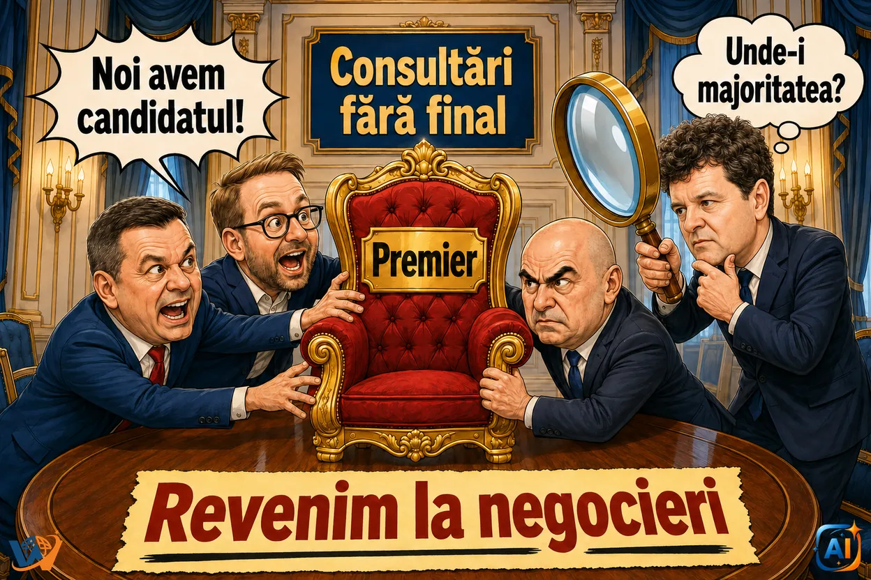 AI Pulse Satiră: Majoritatea, dispărută la Cotroceni