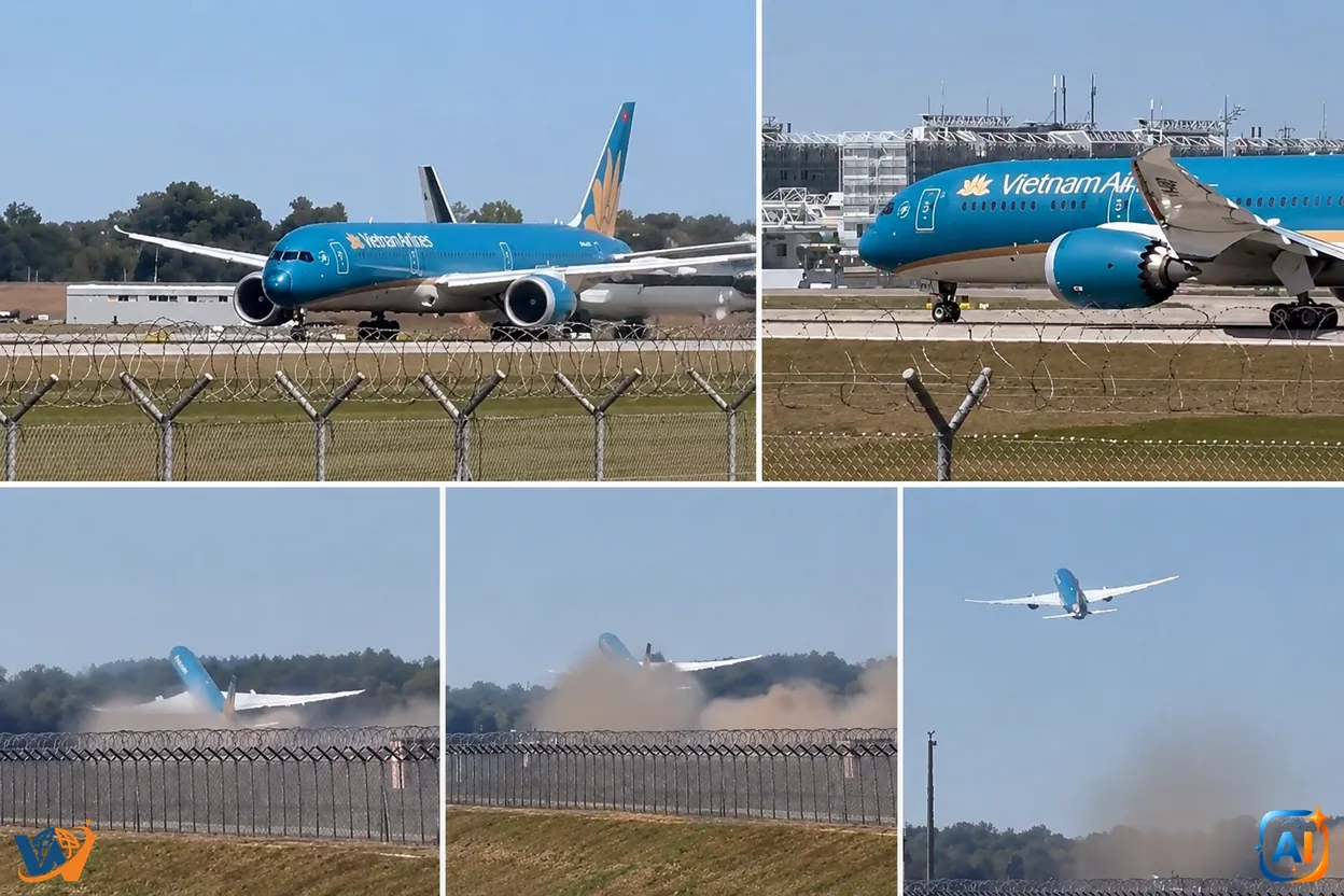 Boeing 787 cu pasageri, avariat grav la decolare la München