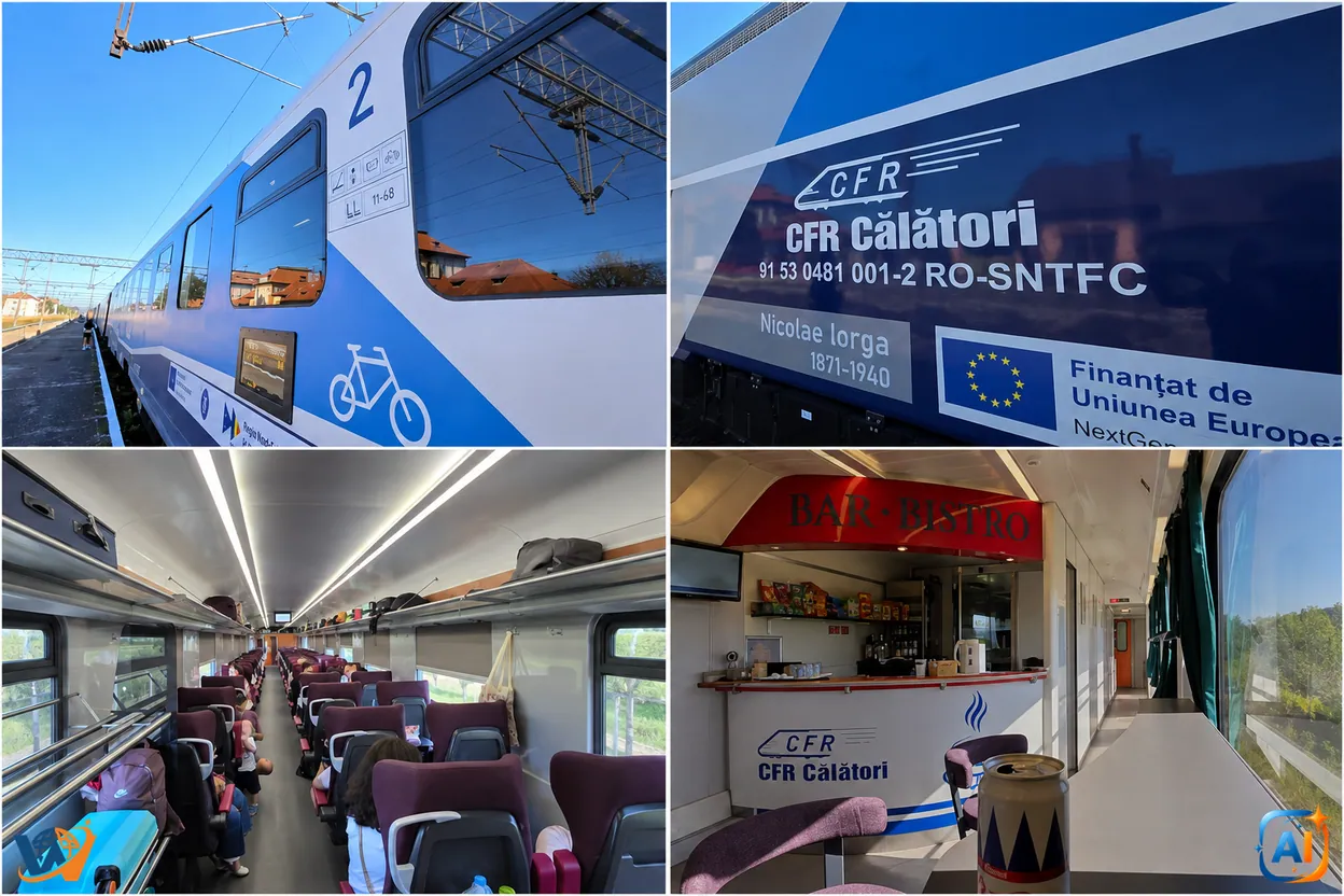 CFR Călători prezintă IC 532 Cluj–București, cu vagoane modernizate și bar-bistro