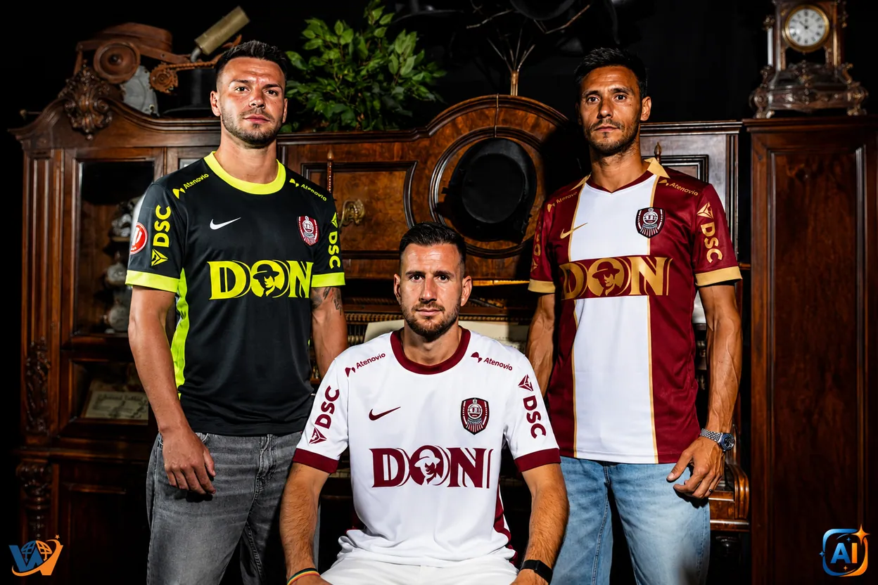 CFR Cluj și-a prezentat noile echipamente pentru sezonul 2026-2027