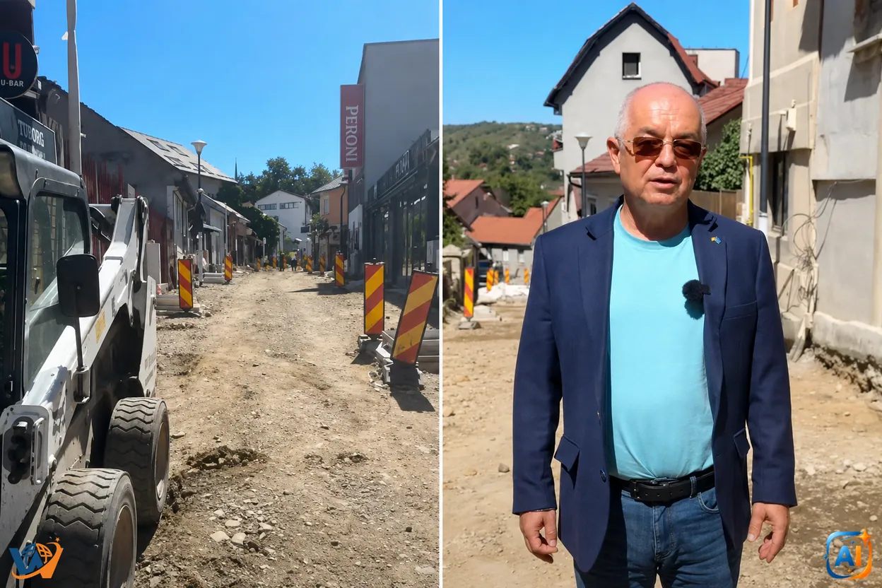 Emil Boc, avertisment pe șantierul Piezișă: „E doar un cartonaș galben”