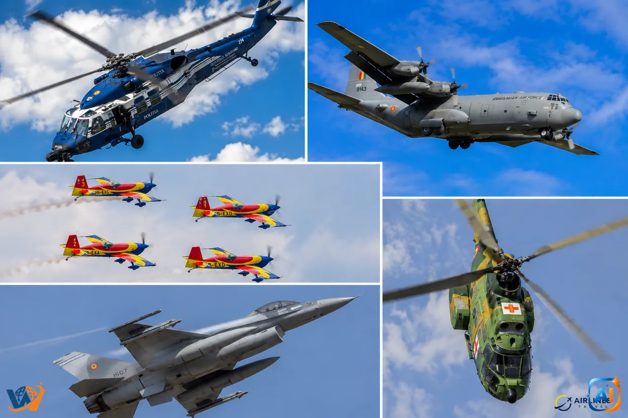 F-16 și Eurofighter vor zgudui cerul Bucureștiului