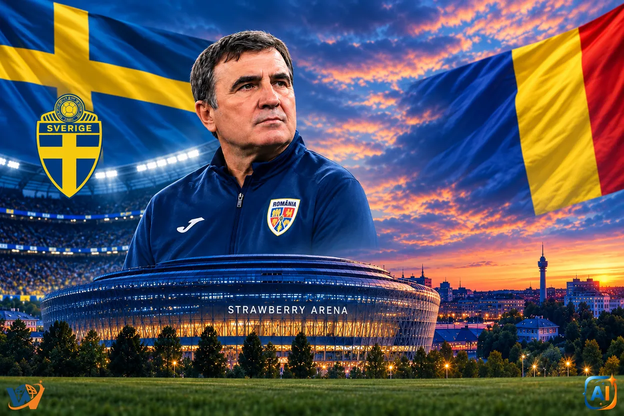 Hagi, înaintea debutului oficial: România se pregătește pentru Suedia