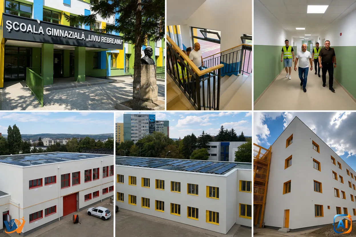 Încă două școli finalizate la Cluj. Boc anunță investiții de peste 100 de milioane de euro