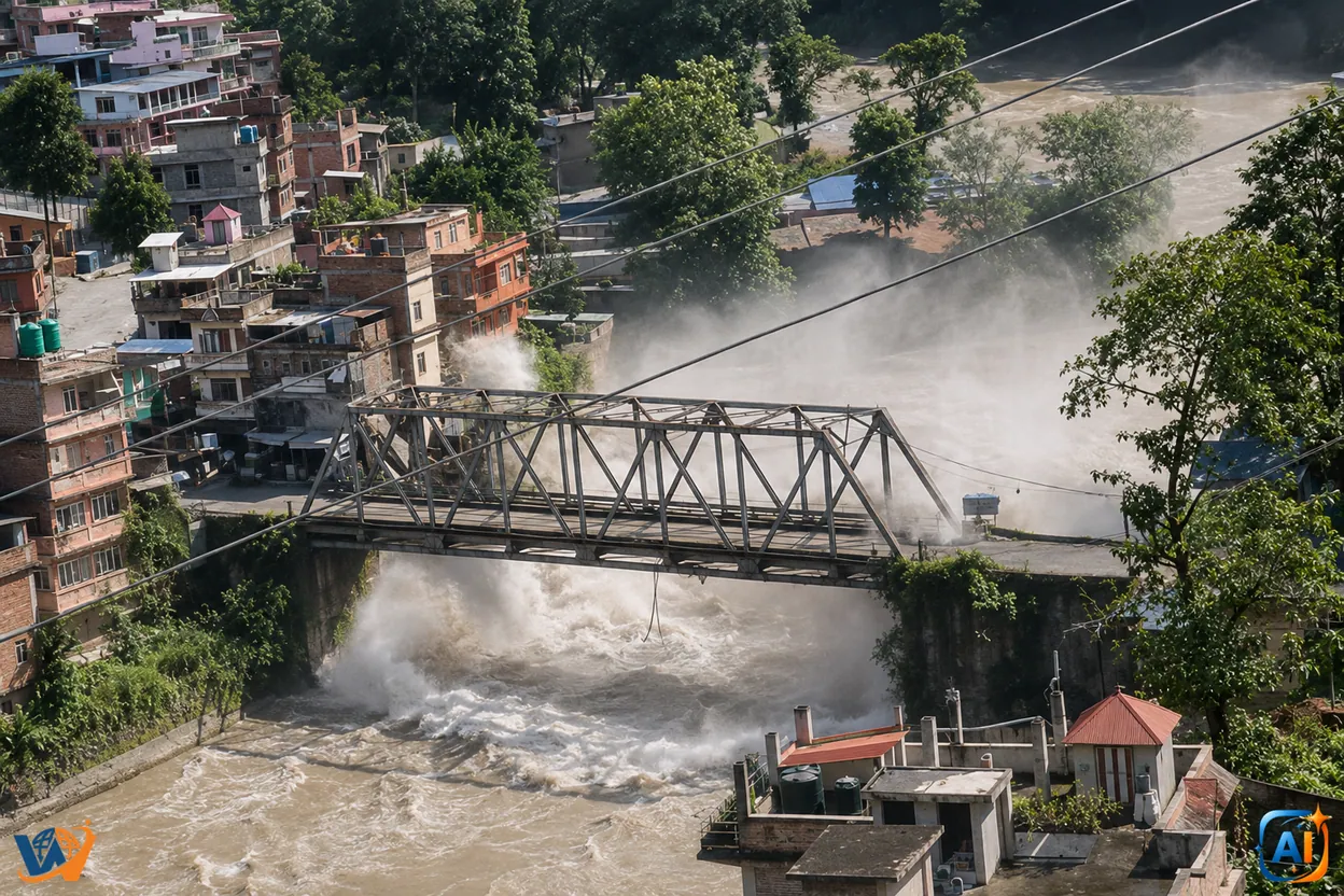 Inundații devastatoare la granița Nepal–China: 98 de morți