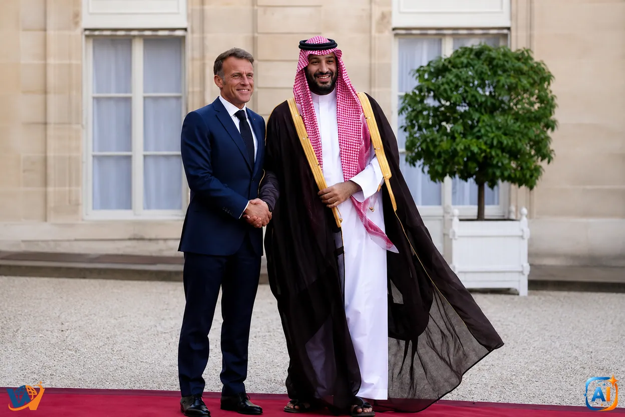 Mohammed bin Salman, primit de Macron la Paris. Miza vizitei