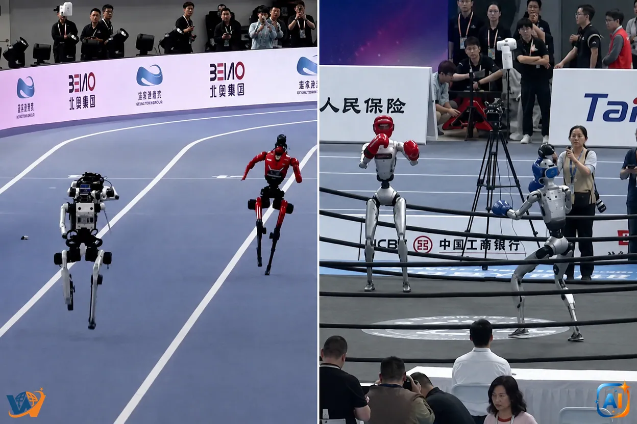 Peste 2.000 de roboți umanoizi concurează la Beijing
