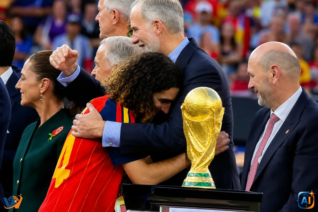 Spania a dominat lumea. Regele și-a îmbrățișat campionii