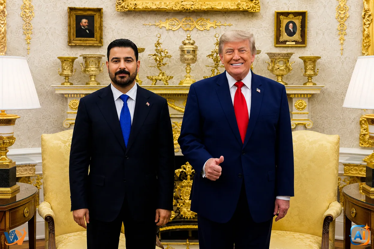 Trump l-a primit la Casa Albă pe premierul Irakului. Petrolul, investițiile și retragerea trupelor americane, pe agenda discuțiilor