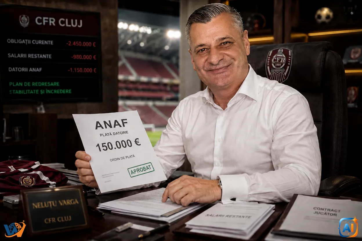 Varga respinge insolvența la CFR Cluj și anunță plata către ANAF