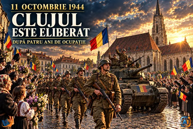 11 octombrie 1944: Clujul este eliberat după patru ani de ocupație