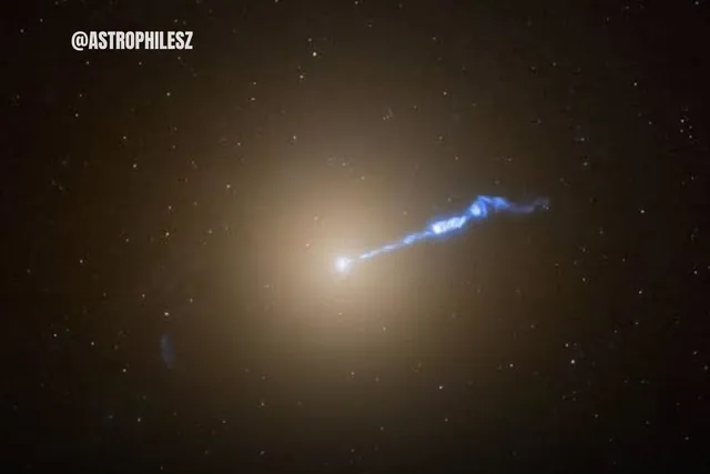 WoW Pulse Curiozități: Galaxia Messier 87 ascunde un jet uriaș în spațiu