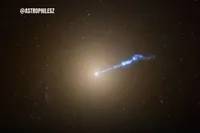 WoW Pulse Curiozități: Galaxia Messier 87 ascunde un jet uriaș în spațiu