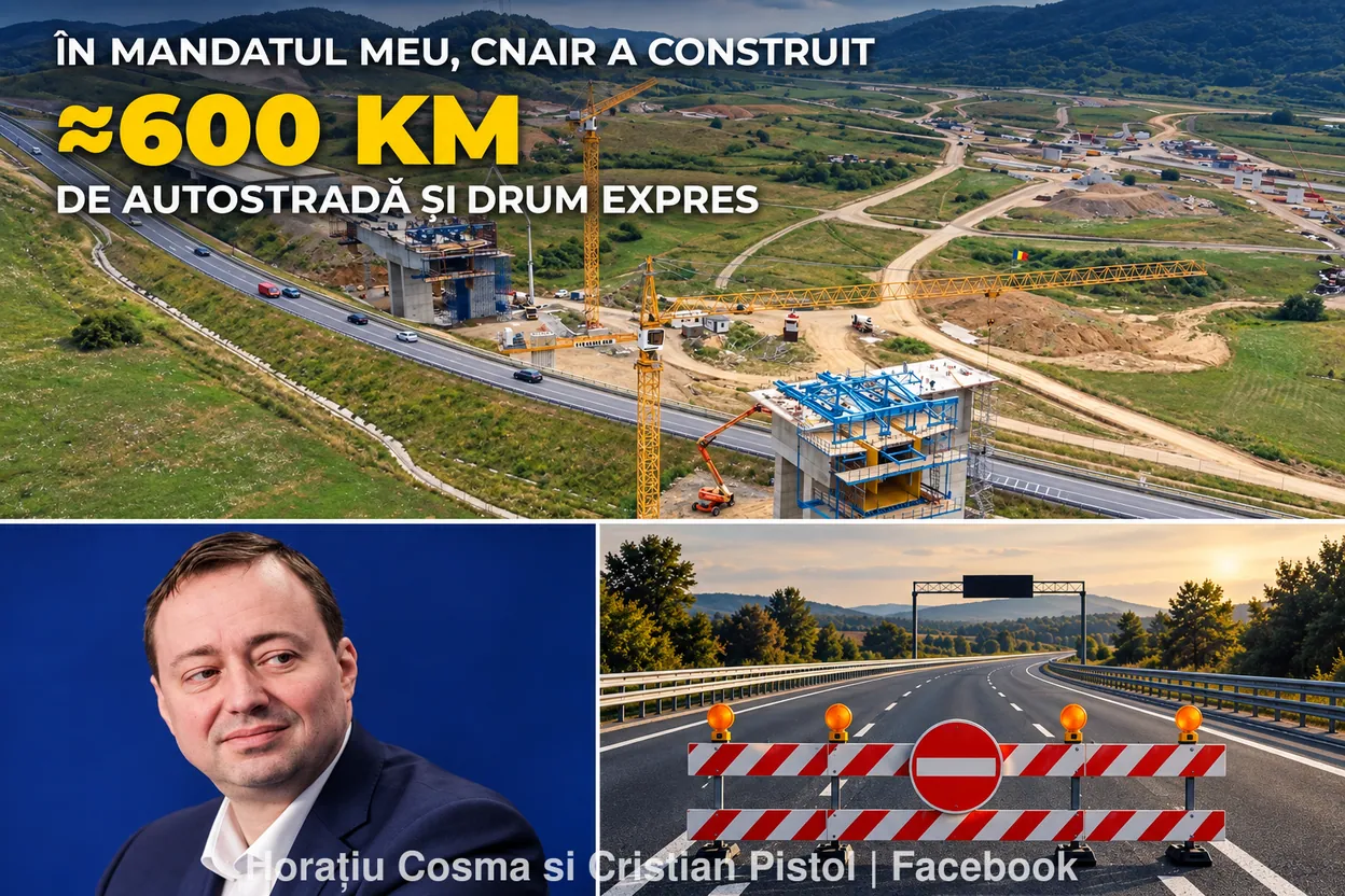 A1 Sibiu–Boița se închide: conflict Cosma–Pistol