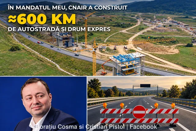 A1 Sibiu–Boița se închide: conflict Cosma–Pistol