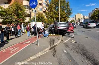 Accident pe Dorobanților, lângă Anghel Saligny