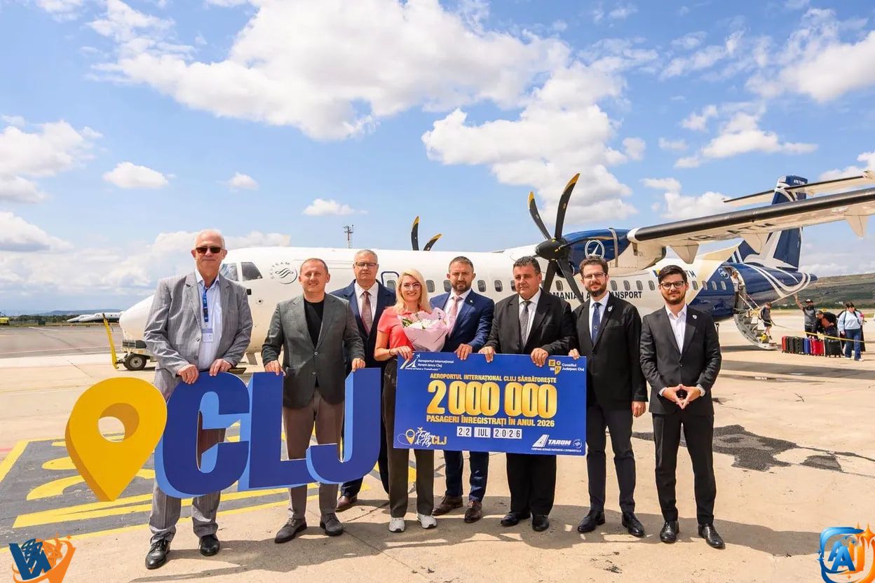 Aeroportul Cluj a depășit 2 milioane de pasageri in 2026