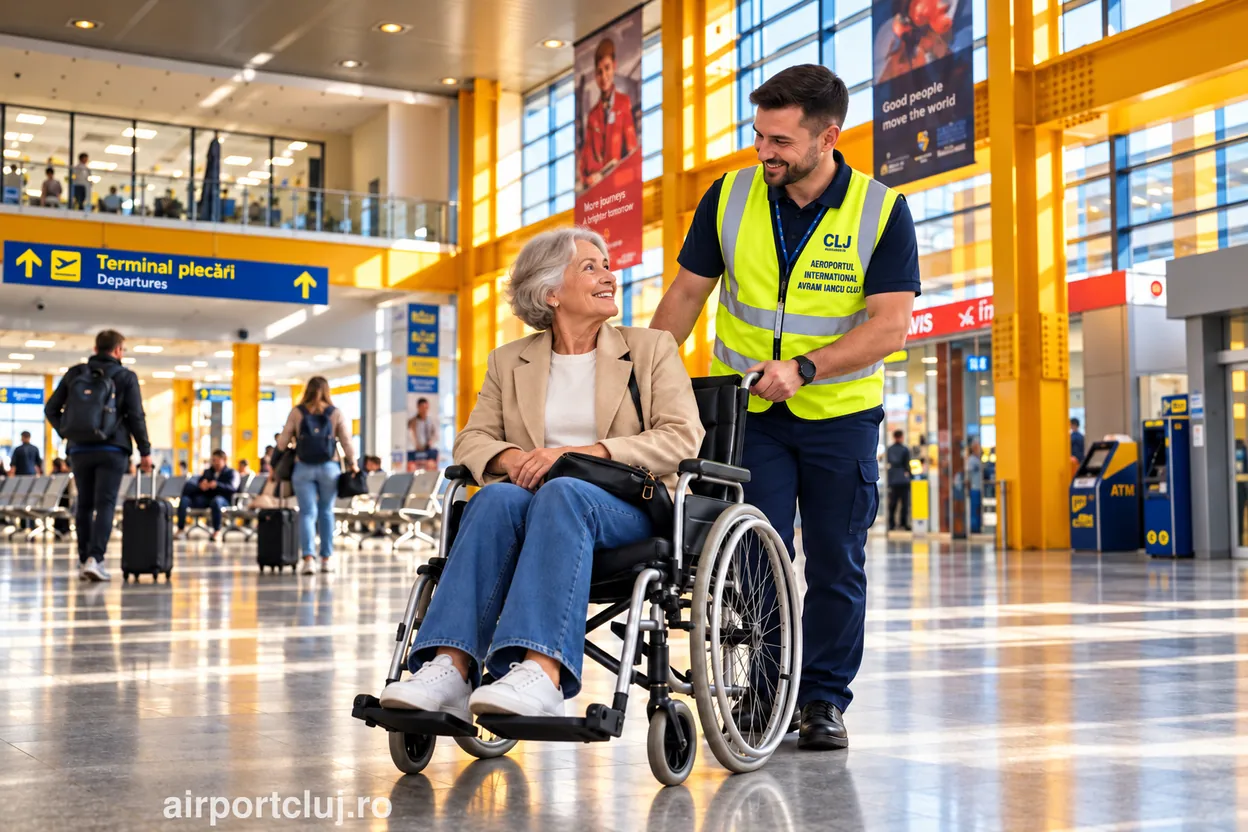 Aeroportul Cluj detaliază asistența pentru pasageri