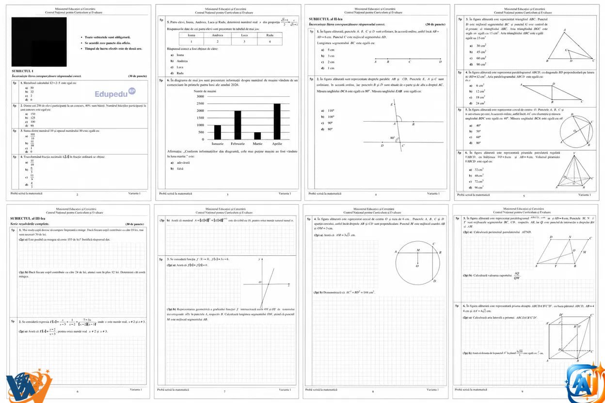 AI Pulse Perspective: Rezolvarea subiectelor la Matematică