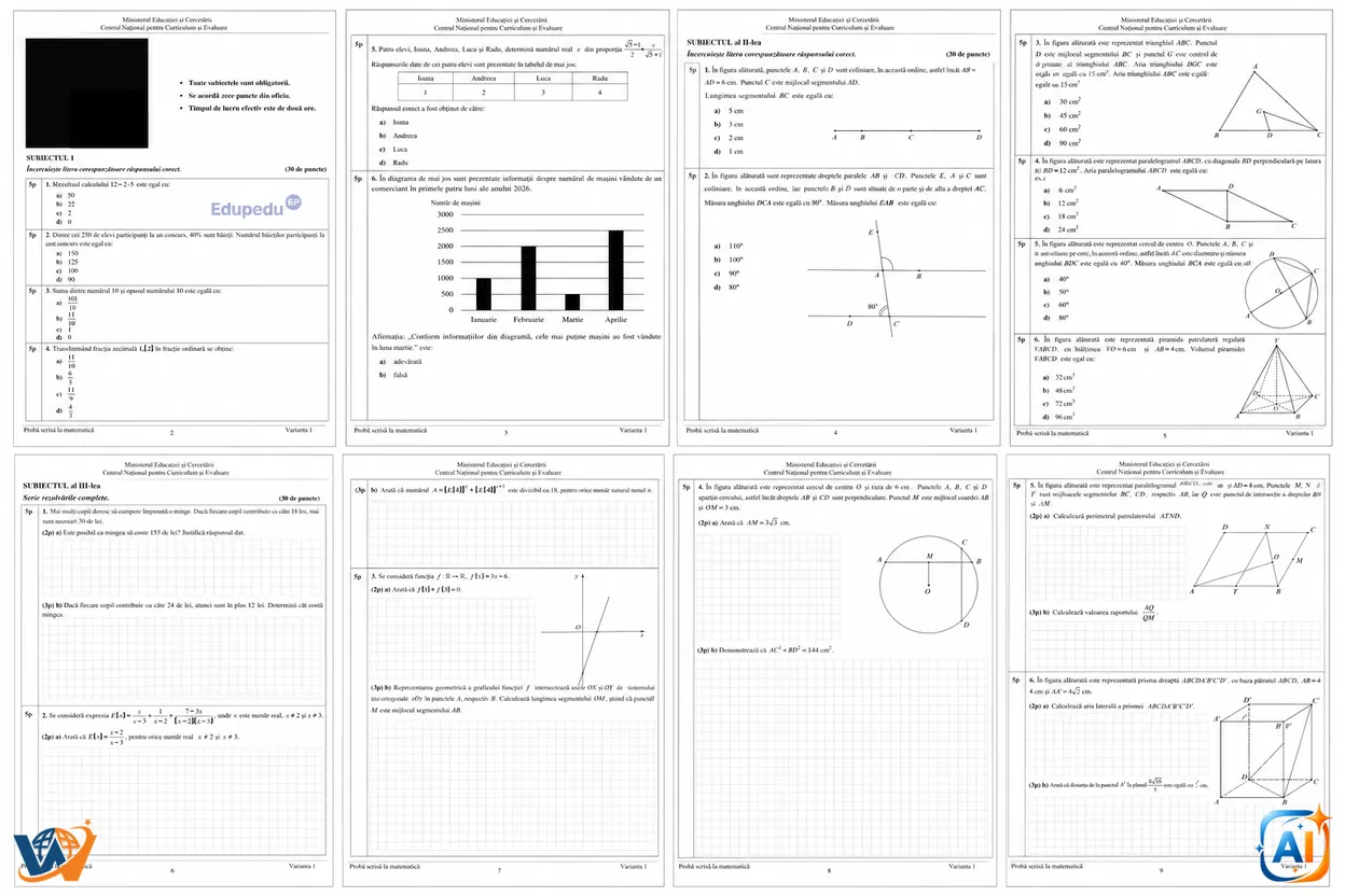 AI Pulse Perspective: Rezolvarea subiectelor la Matematică
