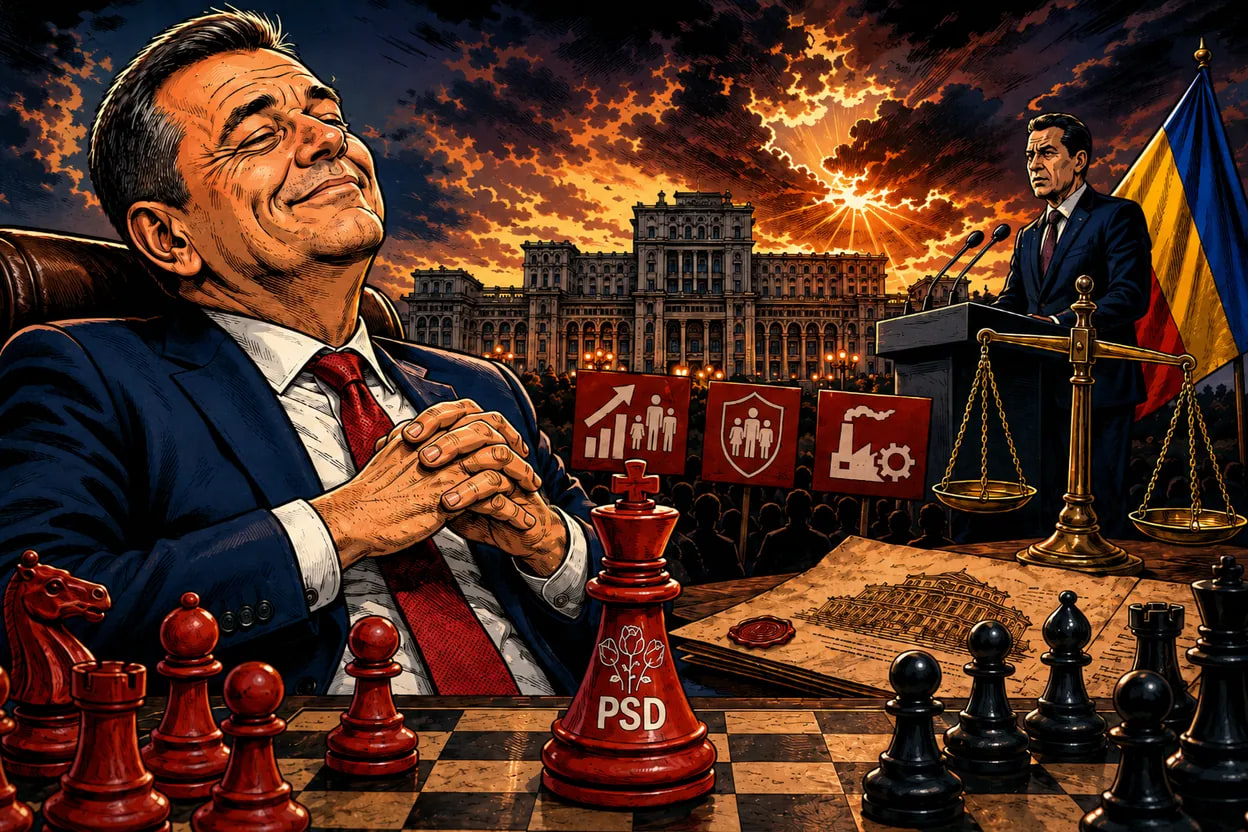 AI Pulse Satirǎ: Grindeanu, zen în haosul negocierilor