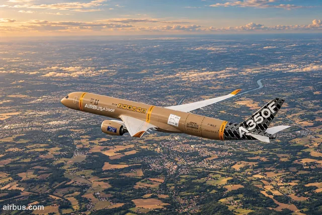 Airbus A350F a efectuat primul zbor la Toulouse