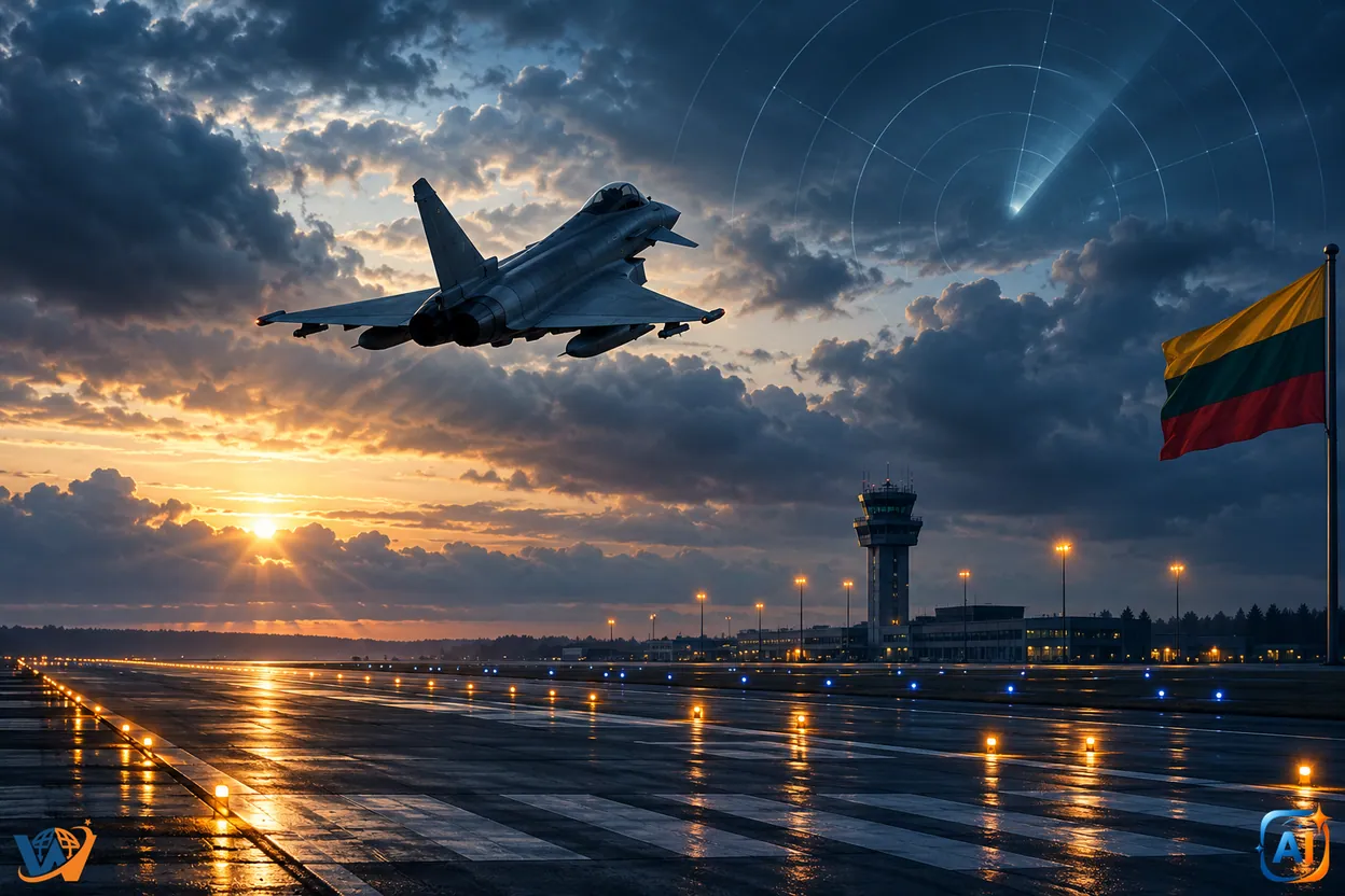 Alertă aeriană în Lituania: NATO a mobilizat avioane de luptă