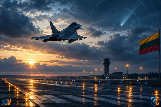 Alertă aeriană în Lituania: NATO a mobilizat avioane de luptă