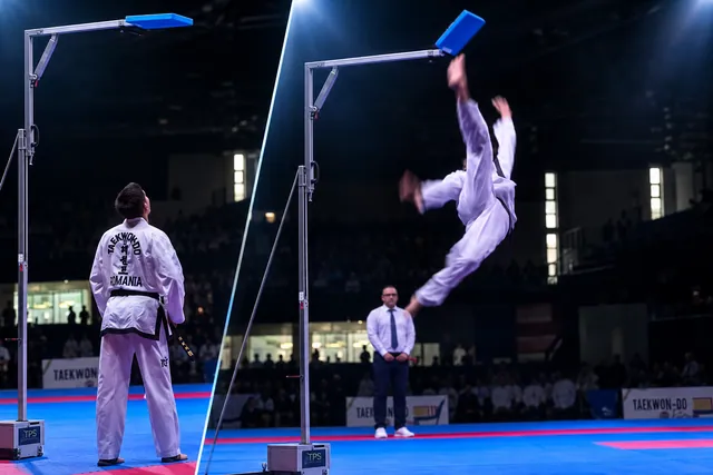 Andrei Chiriac, record mondial la Taekwon-do ITF