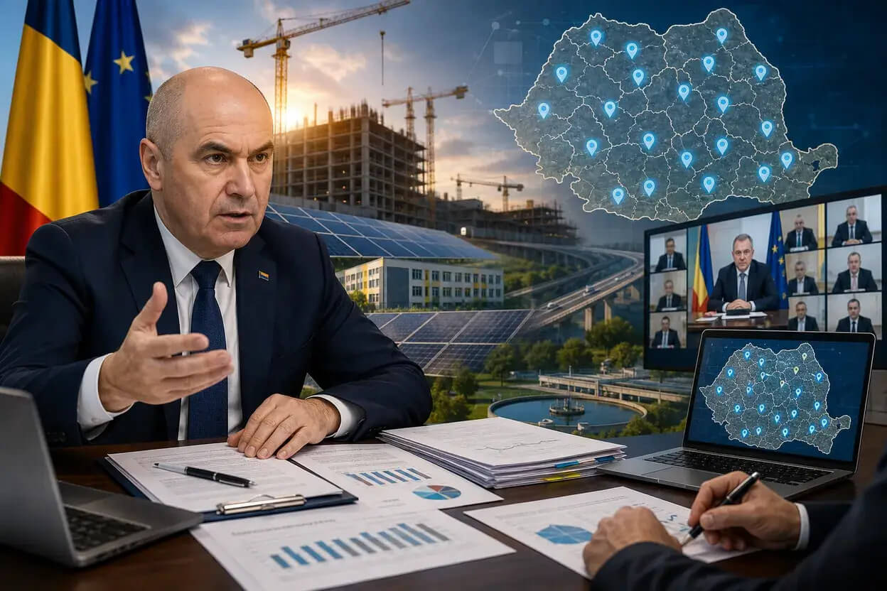 Bolojan mobilizează primăriile pentru salvarea banilor din PNRR