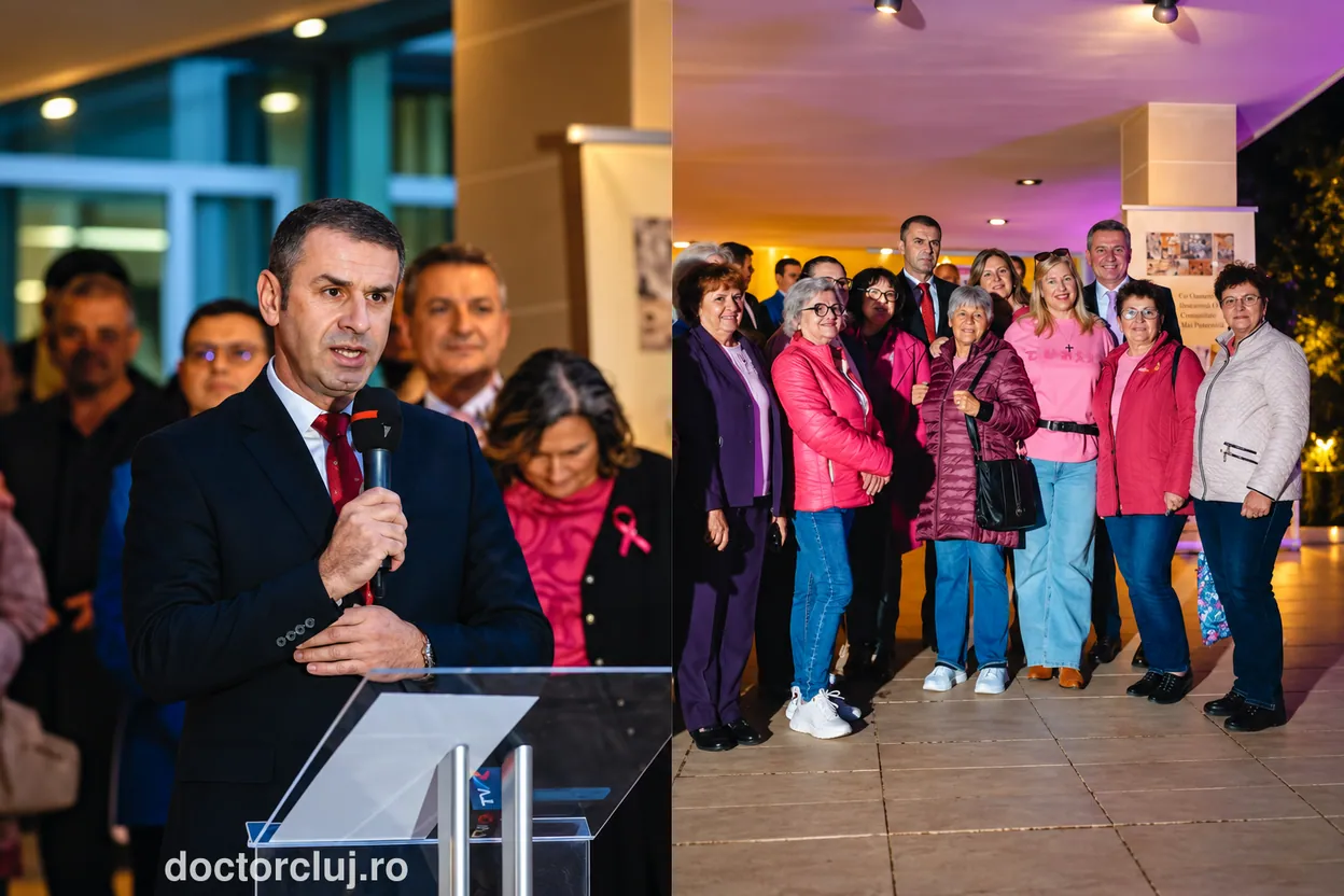 Cancerul de sân, mesaj de solidaritate la Institutul Oncologic Cluj