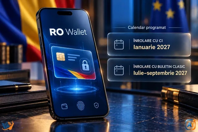 RO Wallet: cine se poate înrola din ianuarie 2027