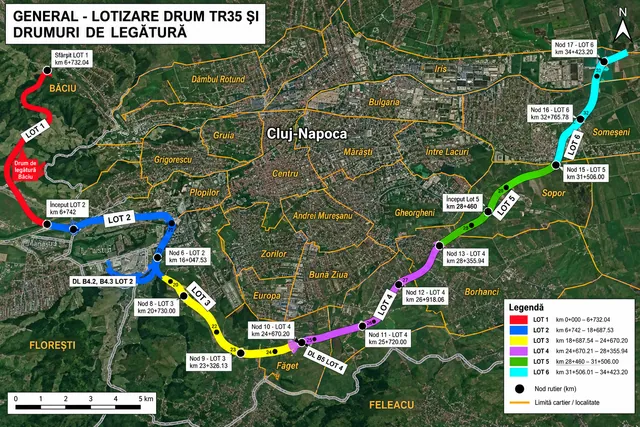 Centura Metropolitană Cluj: termene-limită pe 15 și 21 septembrie. 13 oferte sunt deja depuse