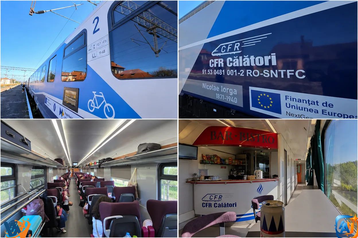 CFR Călători prezintă IC 532 Cluj–București, cu vagoane modernizate și bar-bistro
