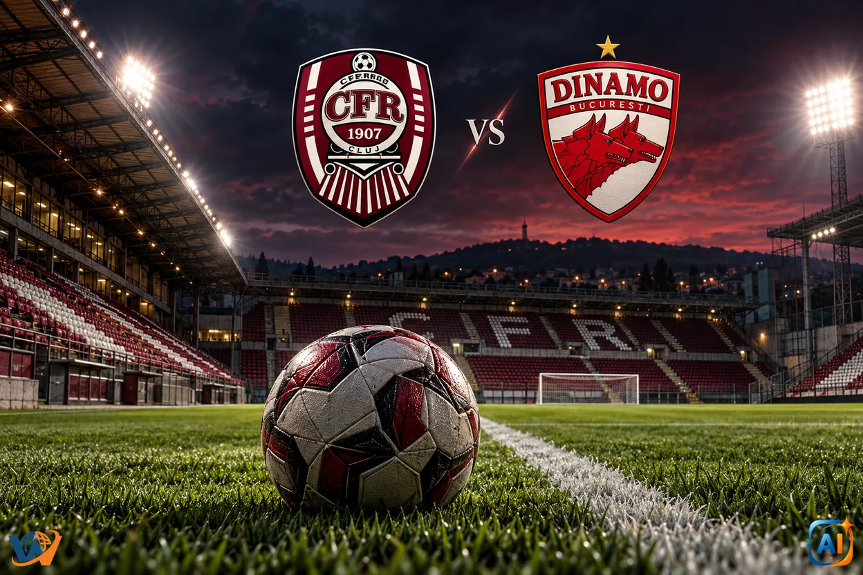 CFR Cluj – Dinamo: test cu liderul, astăzi, în Gruia