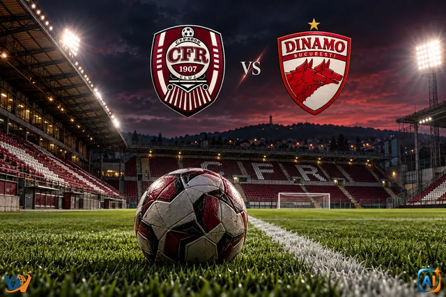 CFR Cluj – Dinamo: test cu liderul, astăzi, în Gruia