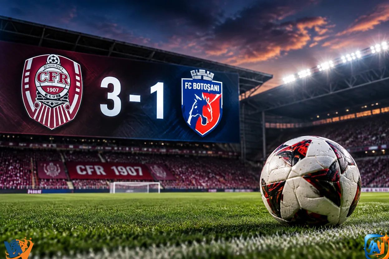 CFR Cluj – FC Botoșani 3-1. Șumudică: „Îmi era frică”