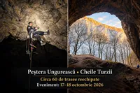 Cheile Turzii: circa 60 de trasee reechipate în Peștera Ungurească