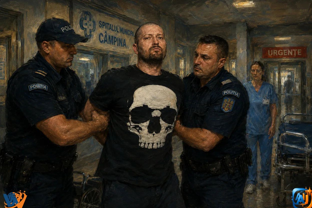 Cheloo, implicat într-un incident la spital - Artistul a încercat să plece și a fost imobilizat de polițiști