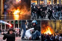 Proteste în Italia: noi violențe la Milano după marșurile de sâmbătă