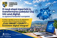 CJ Cluj aprobă Cluj Smart County: 81 de primării, 30 de milioane de lei