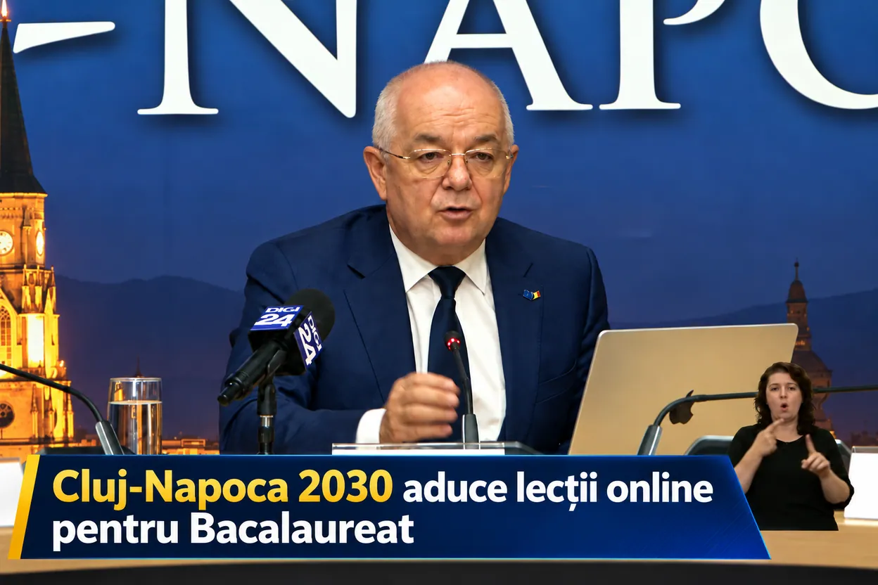 Cluj-Napoca 2030 aduce lecții online pentru Bacalaureat