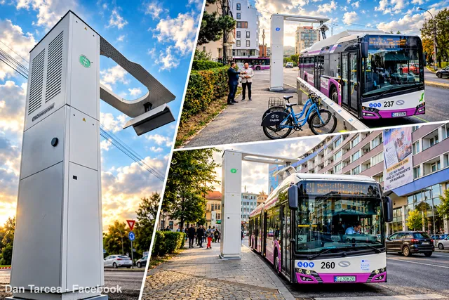 Cluj-Napoca are 81 de autobuze electrice. Tarcea: încărcare în patru locații